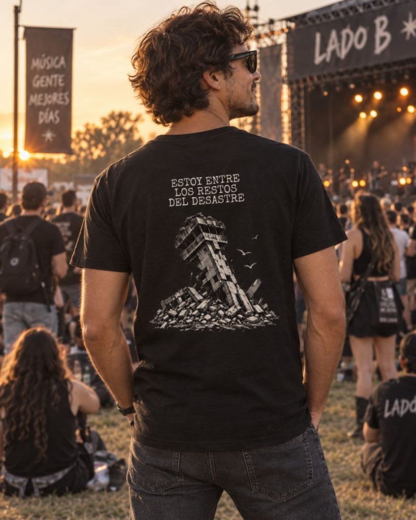 Camiseta Ruido, guitarras y luz